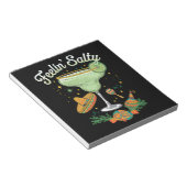 Feelin' Salty Margarita Funny Cinco De Mayo Notitieblok (Schuin)