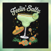 Feelin' Salty Margarita Funny Cinco De Mayo Raamsticker (Vel 3)