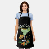 Feelin' Salty Margarita Funny Cinco De Mayo Schort (Gedragen)