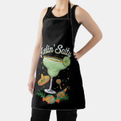 Feelin' Salty Margarita Funny Cinco De Mayo Schort (Insitu)