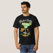 Feelin' Salty Margarita Funny Cinco De Mayo T-shirt (Voorkant volledig)
