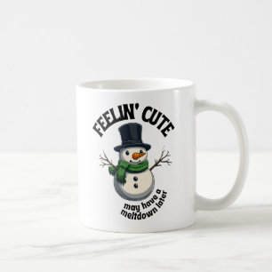 Feelin' Schattige, kan een meltdown later sneeuwma Koffiemok