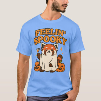 Feelin’ Spooky Red Panda Halloween T-shirt