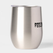 FEELIN’ SPOOKY Stemless Wine Tumbler, (Rechts)