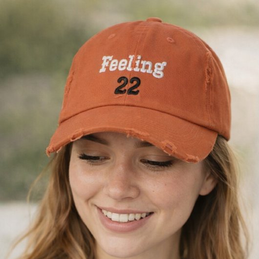 Feeling (22)personalized  Embroidered Baseball Cap