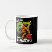 Feeling 67 Funny Christmas Bigfoot Holiday  Koffiemok (Links)