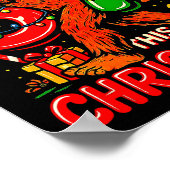 Feeling 67 This Christmas Funny Bigfoot  Poster (Hoek)