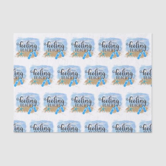 Feeling Beachy Tissuepapier (Voorkant)