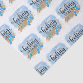 Feeling Beachy Tissuepapier (Detail)