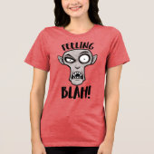 Feeling Blah Nosferatu Vampire Tri-Blend Shirt (Voorkant)