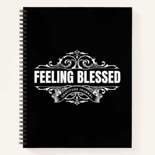 Feeling Blessed Gratitude Journal Notitieboek (Voorkant)