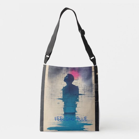Feeling Blue – Limited Edition (1) Crossbody Tas (Achterkant)