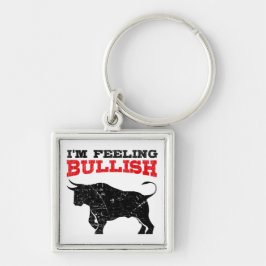 Feeling Bullish Bull Trading Stock Market Trading Sleutelhanger