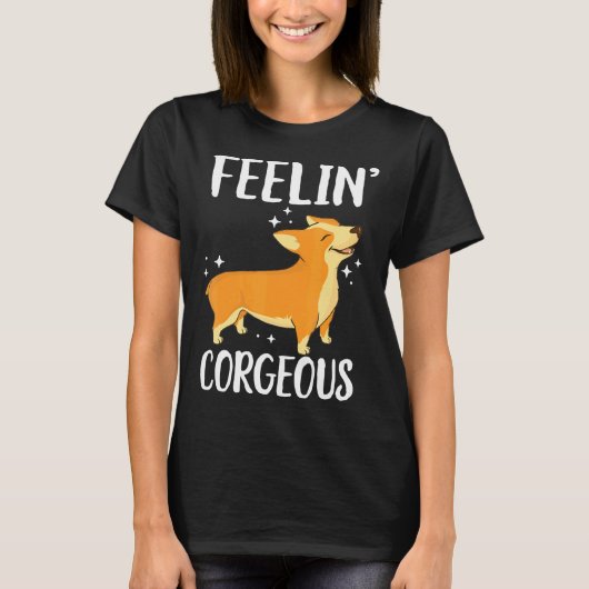 Feeling Corgood Corgi Dog Corgi T-shirt (Voorkant)