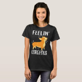 Feeling Corgood Corgi Dog Corgi T-shirt (Voorkant volledig)