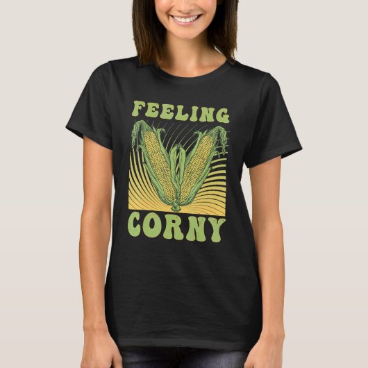 Feeling Corny Corn Pun 1 T-shirt (Voorkant)