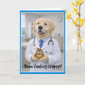 Feeling Crappy Get Well Card POB-2 Kaart (Gele Bloem)