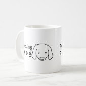 Feeling Dog ( Goed ) voor de liefhebber van de hon Koffiemok (Voorkant links)