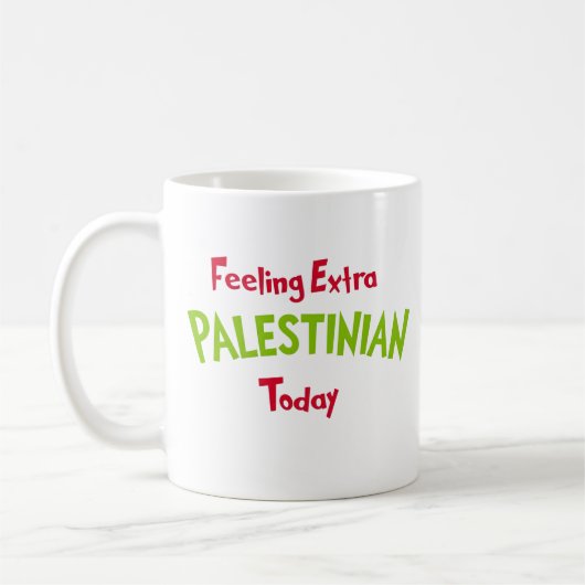 Feeling Extra Palestinian Today Funny Holiday Koffiemok (Links)