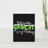 Feeling Extra Today Funny Christmas 2025  Kaart (Voorkant)