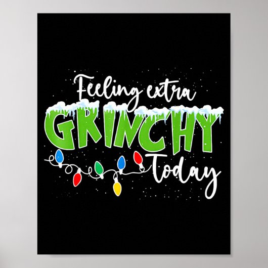 Feeling Extra Today Funny Christmas 2025  Poster (Voorkant)