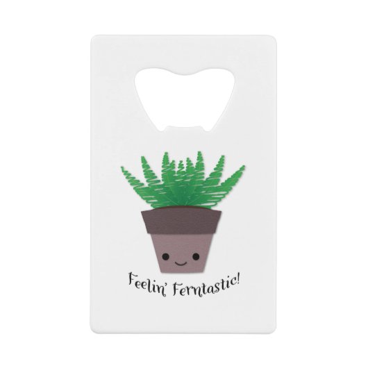 Feeling Ferntastic Fern Creditkaart Flessenopener (Voorkant)