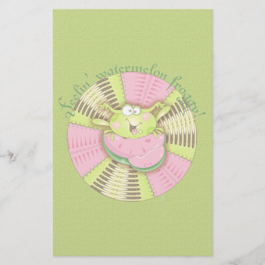 Feeling Froggy Briefpapier (Voorkant)