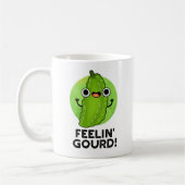 Feeling Gourd Funny Feeling Good Veggie Pun Koffiemok (Links)