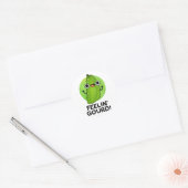 Feeling Gourd Funny Feeling Good Veggie Pun Ronde Sticker (Envelop)