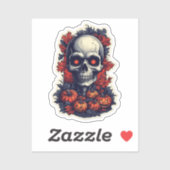 Feeling Gourd-geous This Halloween Sticker – skull (Vel)