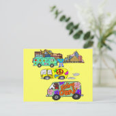 Feeling Groovy Baby Boomer Briefkaart (Staand voorkant)