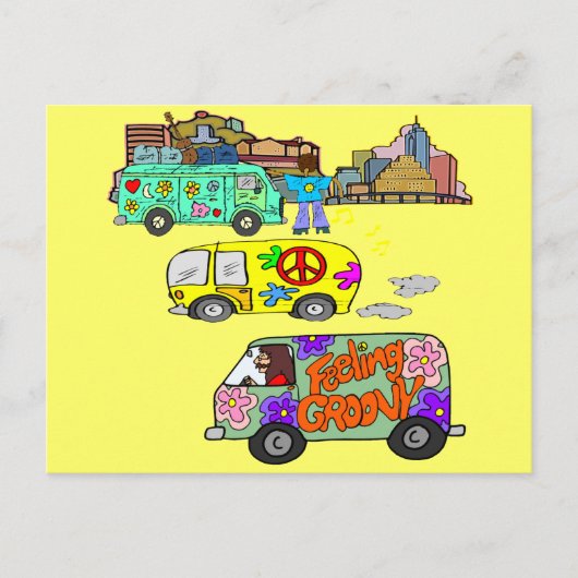 Feeling Groovy Baby Boomer Briefkaart (Voorkant)