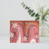 Feeling Groovy Briefkaart (Staand voorkant)