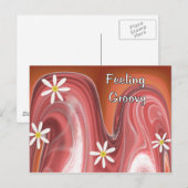 Feeling Groovy Briefkaart (Voorkant / Achterkant)