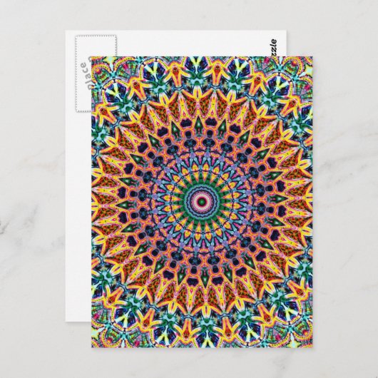 Feeling Groovy Briefkaart (Voorkant / Achterkant)