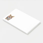 Feeling Groovy Corgi Post-it® Notes (Schuin)