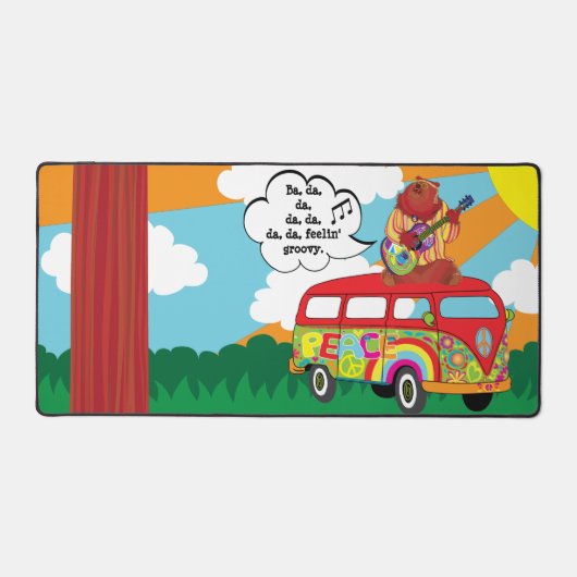 Feeling' Groovy Desk Mat (Voorkant)