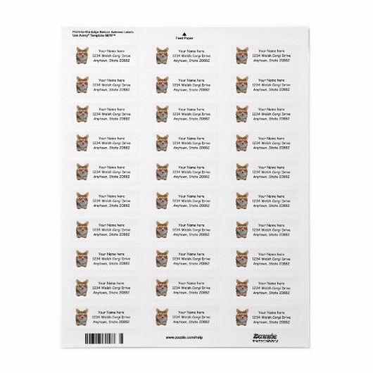 Feeling Groovy Etiket (Full Sheet)