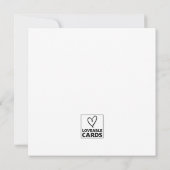 Feeling Groovy LETS PARTIJENINVITATIE (Achterkant)