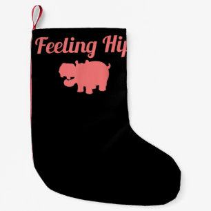 Feeling Hip Hippopotamus Funny Hippo Kind Gifts Kleine Kerstsok