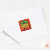 Feeling Irie Vierkante Sticker (Envelop)