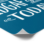 Feeling Kind Of Idgaf-ioday Funny Meme Sarcasm Quo Poster (Hoek)