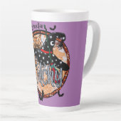 Feeling Kinda Witchy - Halloween Witch Pet Latte Mok (Rechterhoek)