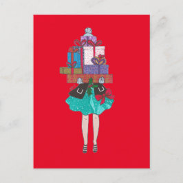 Feeling like Santa Claus Briefkaart