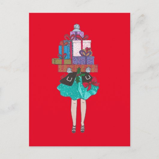 Feeling like Santa Claus Briefkaart (Voorkant)