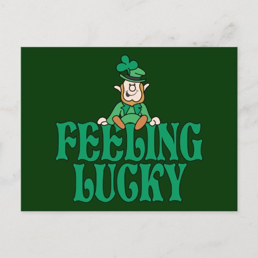 Feeling Lucky Briefkaart (Voorkant)
