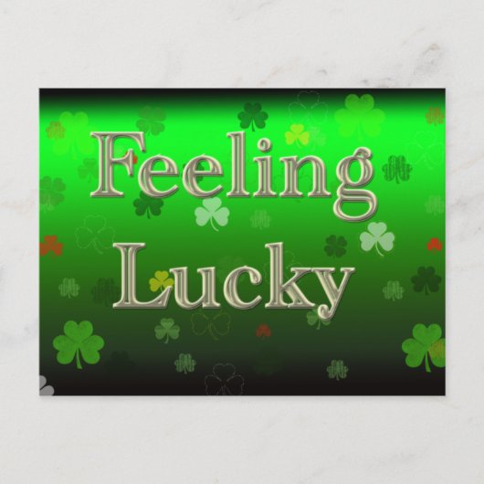 Feeling Lucky Briefkaart (Voorkant)
