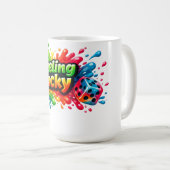 Feeling Lucky Dice Mug Koffiemok (Voorkant rechts)
