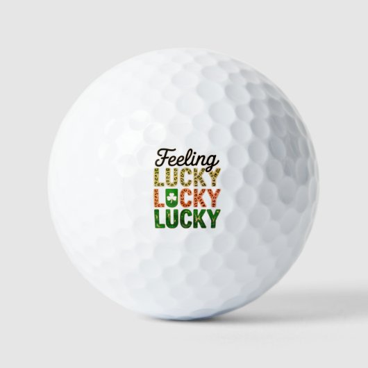 Feeling Lucky Golfballen (Voorkant)