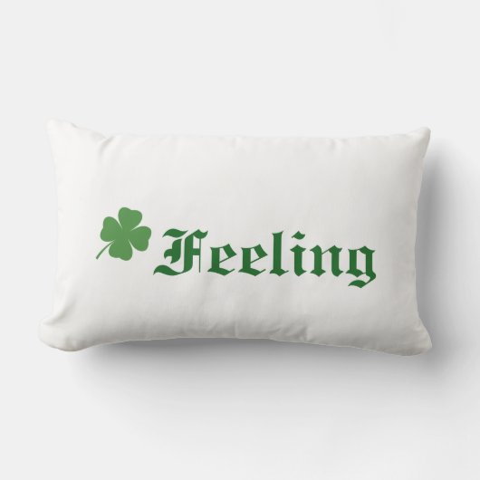 Feeling Lucky Irish Pillow Kussen (Voorkant)